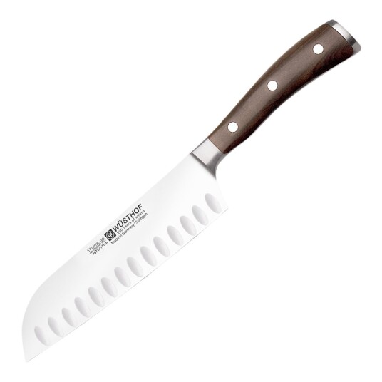 Wüsthof Ikon santokukniv 17 cm olivenslipt Wüsthof Ikon santokukniv 17 cm olivenslipt