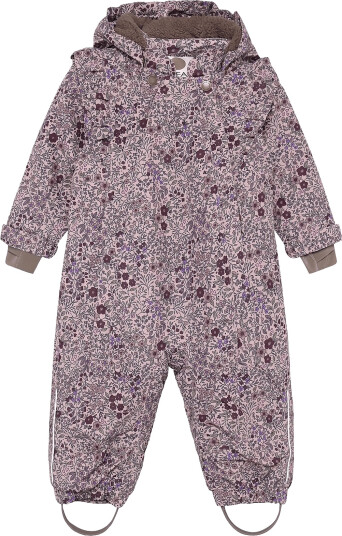 En Fant Baby Snowsuit W. Frills - Multi/patterned - 74