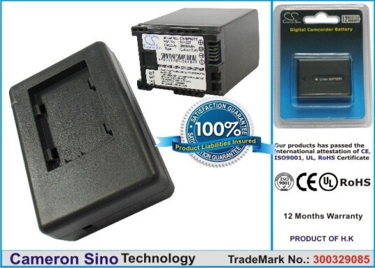 Cameron Sino Batteri til kamera for Canon Vixia HF10, Vixia HF11, Vixia HF100 m.fl.
