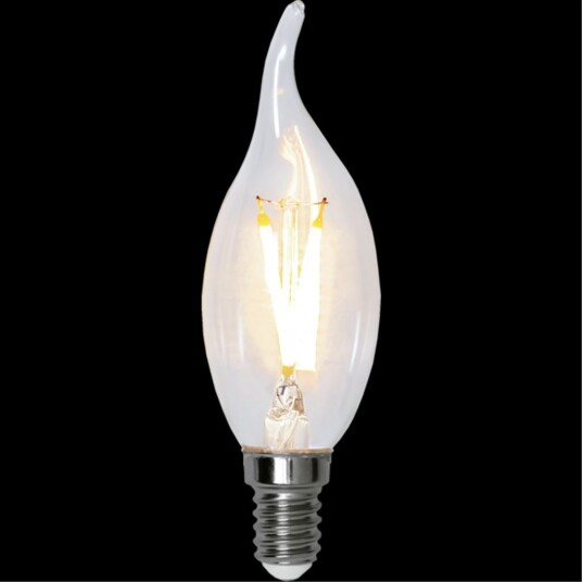 LED pære E14 C35 Klar