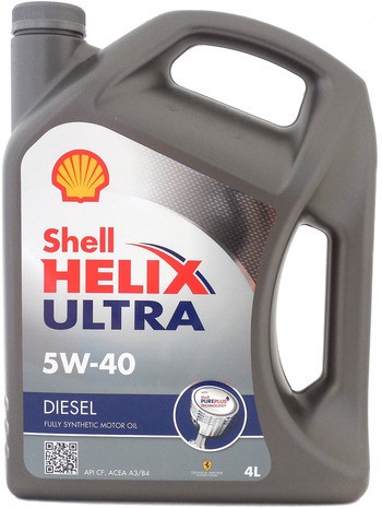 Motorolje SHELL HELIX ULTRA DIESEL 5W40 4L