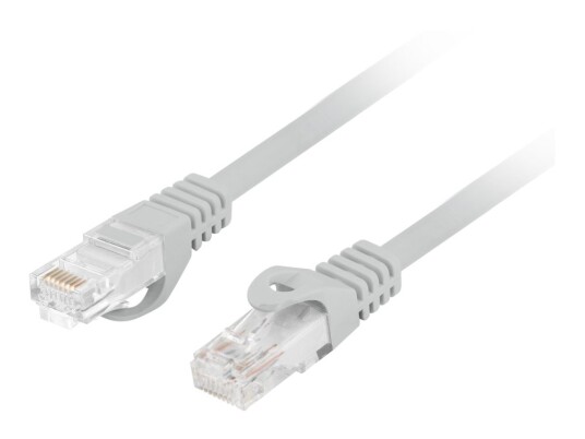 Lanberg Koblingskabel Rj-45 Hann Til Rj-45 Hann 3 M 5.4 Mm Utp Cat 6 Uten Hindringer Formstøpt Grå Antall Per Pakke: 60