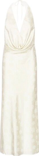 ROTATE Satin Halterneck   Cream   42