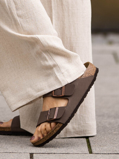 Birkenstock Arizona Birko-Flor Nubuck Brun 39