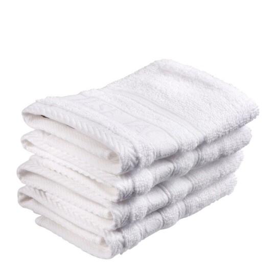 Home By Ilse Jacobsen Bath Collection vaskeklut 30x30 cm 4 stk white cotton