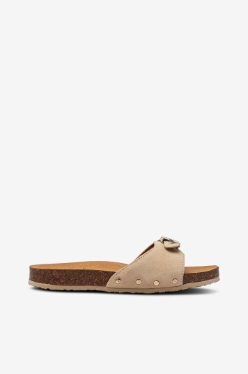 Scholl Iconic Sandaler SL Pescura Margot Suede Hvit