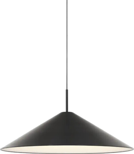 New Works Brolly Pendellampe Ø70 Svart Anodisert Aluminium