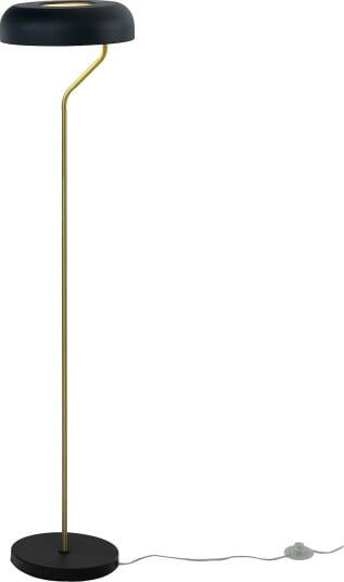 Aneta Lighting Gulvlampe Bremen Svart Gulvlamper