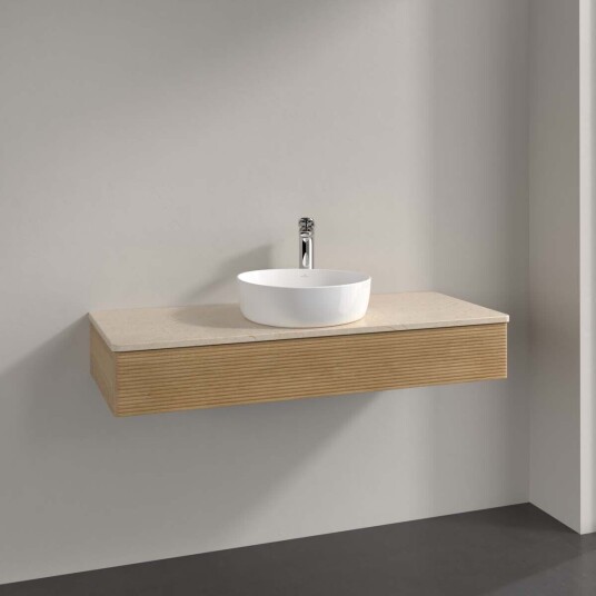 Villeroy & Boch Antao Servantskap med 1 skuff 120x50x19 cm m/lys Eik/Crème