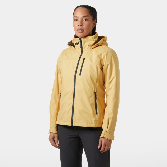 Helly Hansen Crew Mellomlags Seilerjakke Med Hette 2.0 Dame Beige 4xl