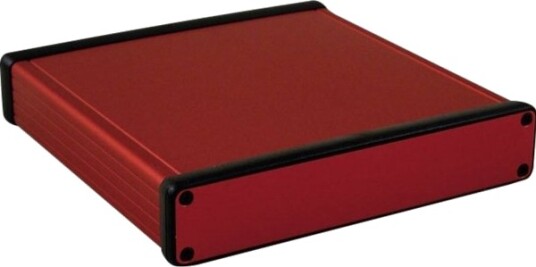Hammond Electronics 1455R1601rd Profilkapsling 160 X 165 X 30,5 Aluminium Rød 1 Stk