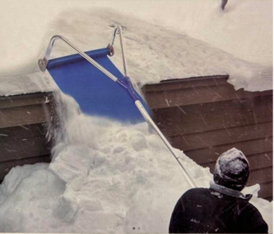 Snørydder til tak lengde 5,14 meter Bredde 45 CM