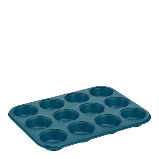 Tefal   Bakeware muffinsform 12 stk blå