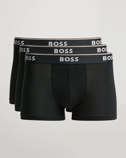 Boss 3 Pack Trunk Boxer Shorts Black