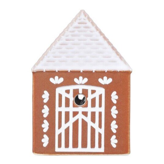 Kähler Gingerbread lyshus Hytte LED 7,5 brun Kähler Gingerbread lyshus Hytte LED 7,5 brun