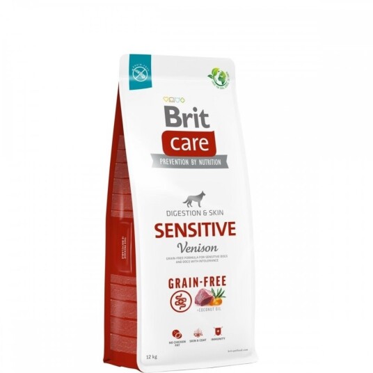 Brit Care Kornfri Hundefôr Sensitive med Hjort 12 kg