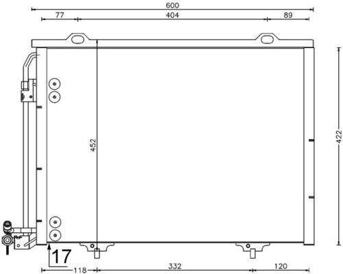 Kondensator MAHLE ORIGINAL AC 211 001S