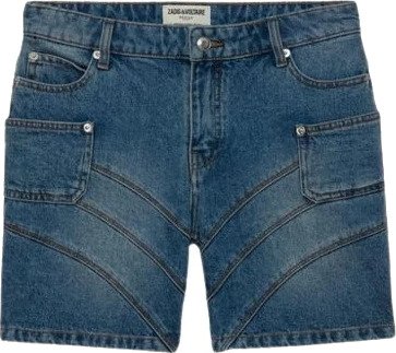Zadig & Voltaire Dame Shorts Blå L,