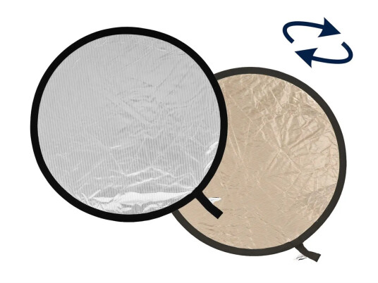 Manfrotto Collapsible Reflector 95cm 95cm Sunlite og Softsølv Reflektor Manfrotto Collapsible Reflector 95cm 95cm Sunlite og Softsølv Reflektor