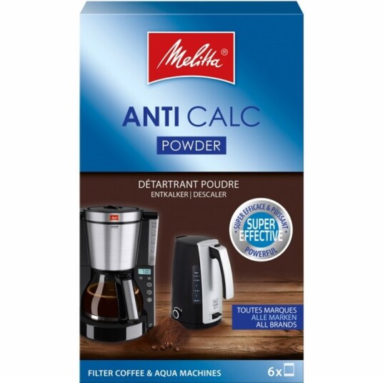Melitta Avkalkingspulver 6x20G 10 pakning Melitta Avkalkingspulver 6x20G 10 pakning