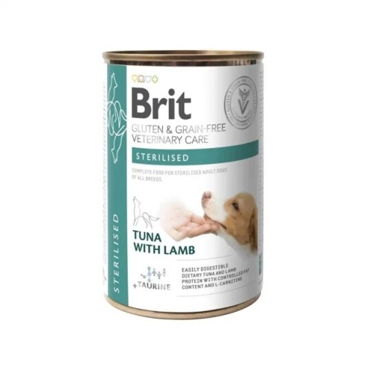 Brit Veterinary Diet Brit Veterinary Care Dog Grain Free Sterilised Tuna & Lamb 400 G