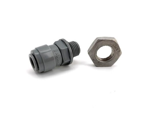 Duotight 8mm (5/16") til 1/4" BSP m mutter