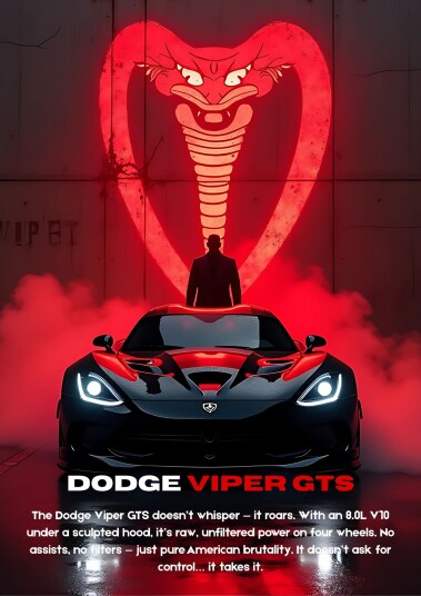 Plakat Dodge Viper GTS