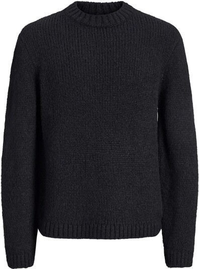 Jack & Jones Jorsalamanco Knit Crew Neck Black XL