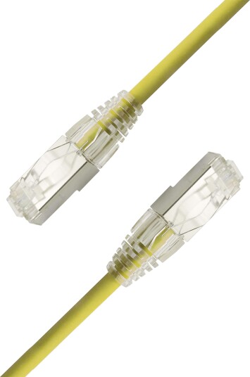 LinkIT SlimPatch F/UTP Cat6a yellow