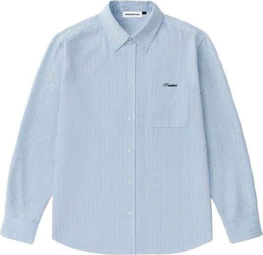 Prohibited The Oxford Button Down Shirt BLUE S Prohibited The Oxford Button Down Shirt BLUE S