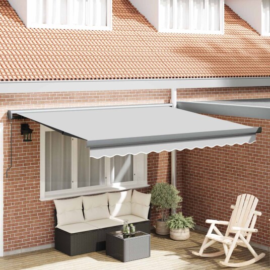 Markise Antrasitt 3 x 2,5 m Metall