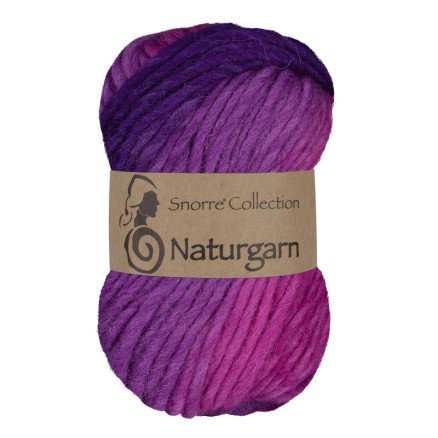 Viking Garn Snorre Naturgarn 669 - Multi Rosa/Lilla