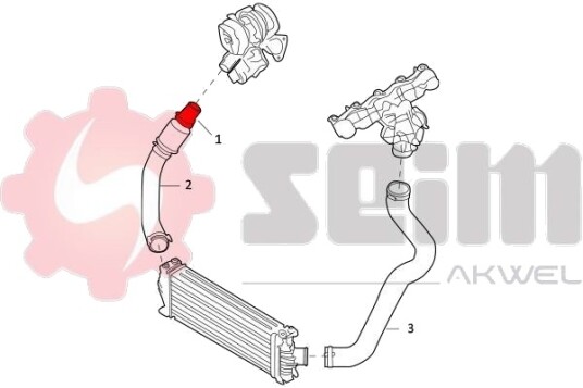 SEIM 981811 Ladeluftslange