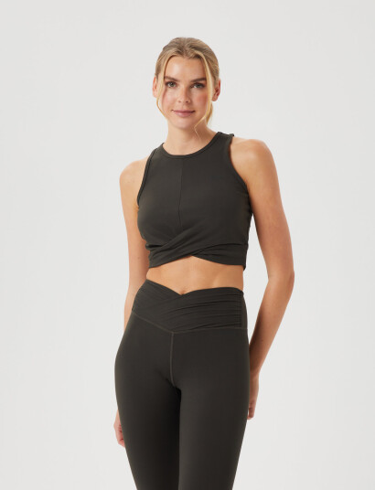 Björn Borg Studio Cross Tank - Khaki green - XL