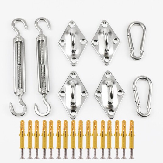 INF Sun Shade Sail Hardware Kit INF Sun Shade Sail Hardware Kit