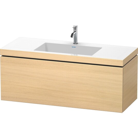 Duravit L-Cube Servantskap m/1 skuff 1200x500x480 mm Middelhavs Eik
