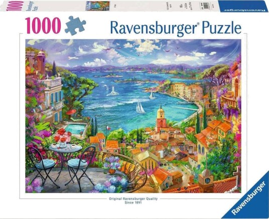 Ravensburger Puslespill 1000 Brikker St. Tropez Ravensburger Puslespill 1000 Brikker St. Tropez