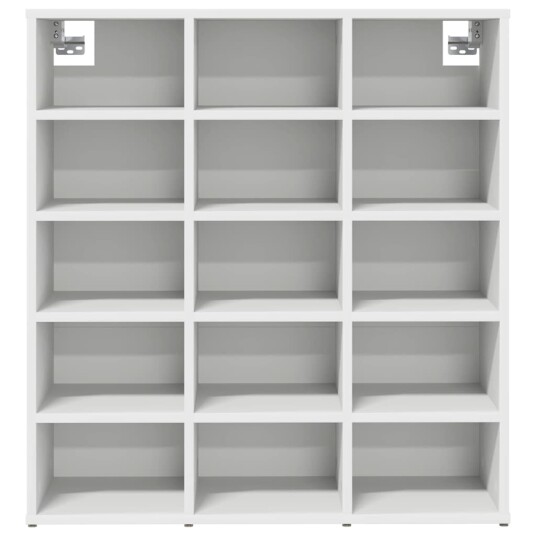 Sko Skap med hylle Hvit 77.5 x 30 x 83.5 cm Konstruert tre Sko Skap med hylle Hvit 77.5 x 30 x 83.5 cm Konstruert tre