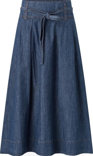 Second Female Denim skjørt Evana Blå