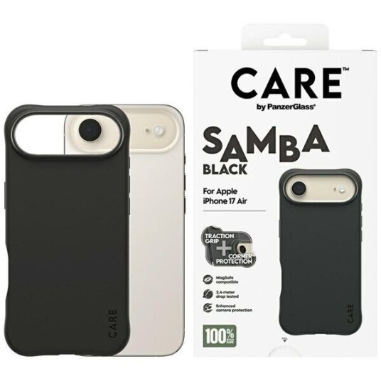 CARE by PanzerGlass Samba MagSafe Deksel for iPhone 17 - Svart