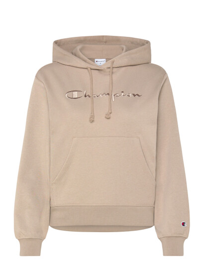 Champion Hooded Sweatshirt   Beige   S