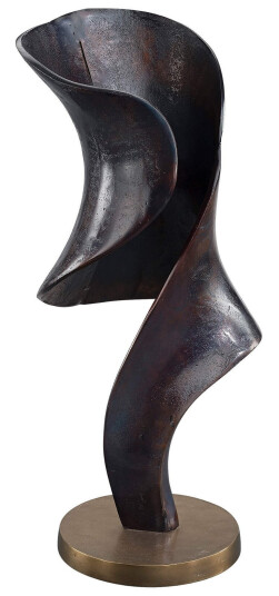 Besano metallskulptur antikk bronse