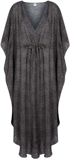 Saltabad Ellen Gravidkjole Grå/Svart Leo L-XL