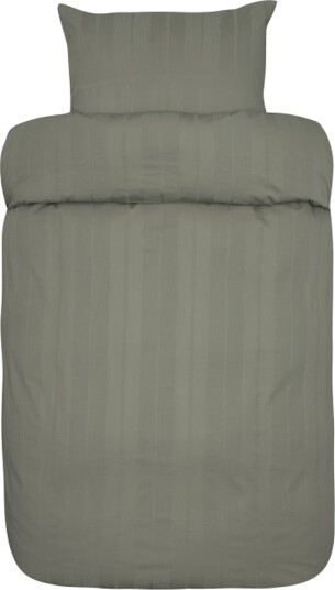 Høie Of Scandinavia Sengetøy 140x220 cm - Midnattsgrønn - 100% ekstra fin bomull - Satinkrepp - Sengesett fra Høie