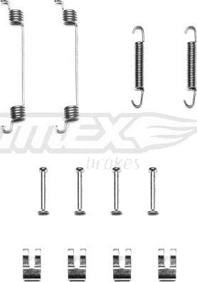 Tilbehørsett bremsesko TOMEX brakes TX 40 58 Tilbehørsett bremsesko TOMEX brakes TX 40 58