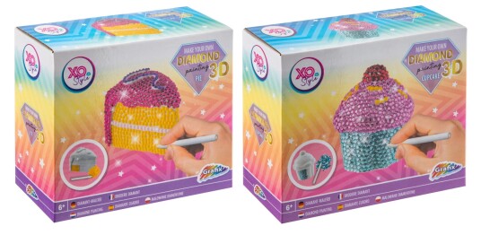 Diamond Painting Diamond Stickers Cupcake/Pie 2ass