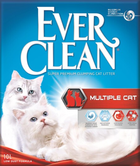 Everclean Ever Clean Multiple Cat Kattesand 10 L Everclean Ever Clean Multiple Cat Kattesand 10 L