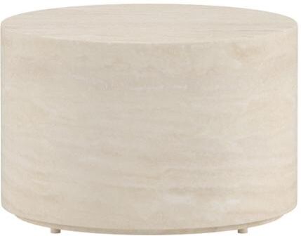 Lissabon hagebord sofabord Ø60cm beige.