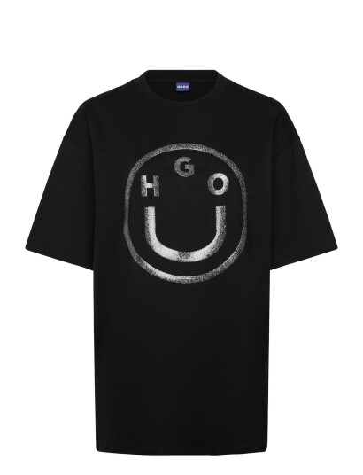 HUGO BLUE Oversized_Tee_B_6 - Black - M