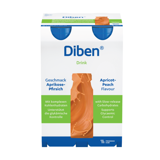Diben Drink næringsdrikk Aprikos/fersken 4x200 ml Diben Drink næringsdrikk Aprikos/fersken 4x200 ml